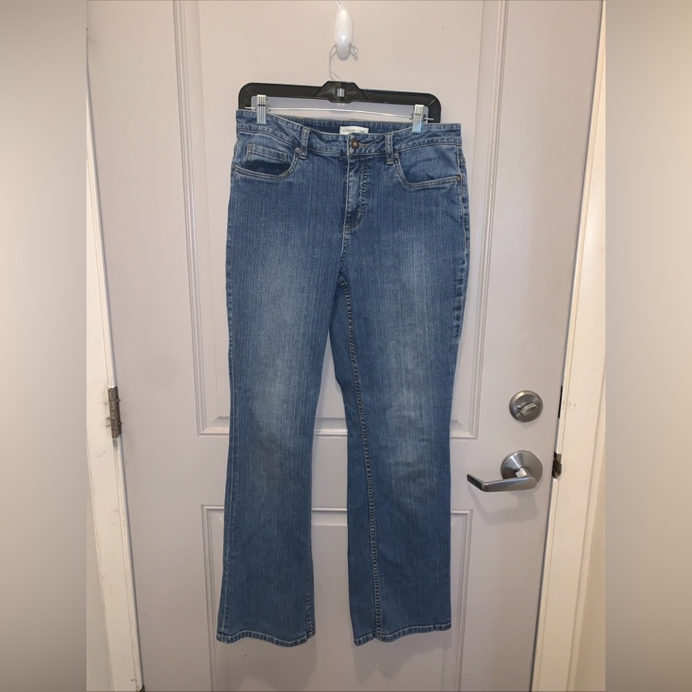 ColdWater Creek Women’s Blue Flare Denim Jeans Size 10
